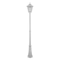 Turin Large Single Head Tall Post Light White - 15517