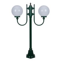 Lisbon Twin 25cm Spheres Curved Arms Short Post Light Green - 15689	