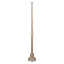 Turin 1.57 Meter Tall Base Exterior Post Beige - 16045	