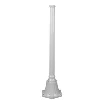Turin 950mm Tall Base Exterior Post White - 16056