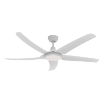 HOVER 5 BLADE 56" DC CEILING FAN WITH LED LIGHT WHITE 60071