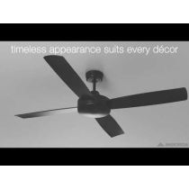 Airnimate Ceiling Fan with Light Black 52" ABS - FC777134BK
