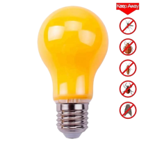 Electrical Products E27 8W Yellow Anti Insect LED Globe - ELE-LED8WE27BUG