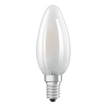 4W 12-24 Volt DC Candle Dimmable LED Bulb (E14) Frosted in Warm White