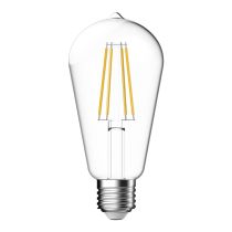 LED FILAMENT ST64 CLR 7.2W PEAR DIM / E27 6500K 65937