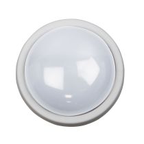 OSSEN LED ROUND BULKHEAD WHITE ACRYLIC - LF7552WH