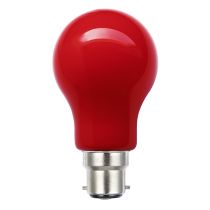 3 Watt Red GLS LED Light Bulb (B22) - 20705
