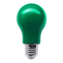3 Watt Green GLS LED Light Bulb (E27) - 20702