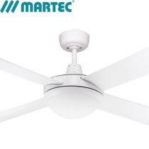 DLS1344W, Lifestyle 1320mm 4 Blade Ceiling Fan with Light 2 x E27