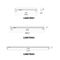 LINKTRI LED Tri-CCT Linkable T5 Slimline Utility Lights LINKHW