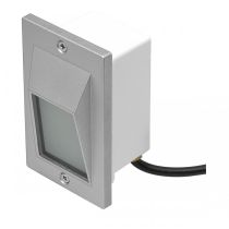 Eyelid LED Recessed IP66 Lights Silver/Grey, Charcoal 1.5W LLED20101-SI Superlux