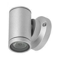Single LED Mini Tube Wall Light Silver/Grey, Copper, Charcoal 1.5W LLED30101-SI Superlux