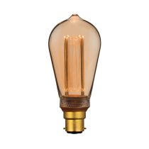 LED RETRO FILAMENT ST64 3.5W PEAR DIM B22 65954