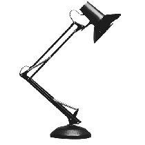 Medium Equipoise Task Lamp Black 100W LSA-BL Superlux