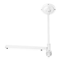 Ceiling Mount with Full 360degree Rotation White LSM-16-WH Superlux