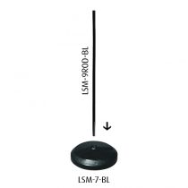 Low Cost Floor Stand For Equipoise Black LSM-9ROD-BL Superlux