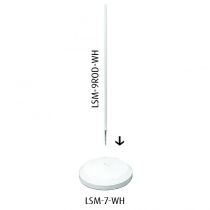 Low Cost Floor Stand For Equipoise White LSM-9ROD-WH Superlux