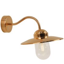 Luxembourg Wall Copper Copper/Glass Clear IP54 E27 - 22671030