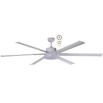 Albatross 72″ DC Ceiling Fan With 24W LED Light and Remote White MAFML3WR Martec