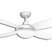 DLS1044W, Lifestyle Mini 42" Fan, 4 Blade Ceiling Fan with Light 2 x E27, Energy-Efficient Ceiling Fan