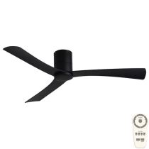 Black Martec Metro 52" (1320mm) DC Low Profile Ceiling Fan with Remote - MMDC133MMR
