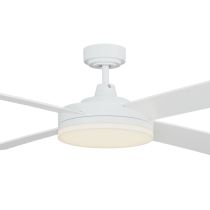 Razor 1300mm 4 Blade White with Light Dimmable 5000k 28w LED
