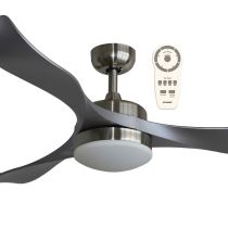 Scorpion 52″ DC Ceiling Fan With 20W CCT LED Light and Remote  Brushed Nickel MSF1333BR Martec