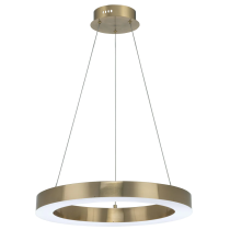 Medine 1Lt Small LED With Remote Pendant Light- MPLS028S-BRS