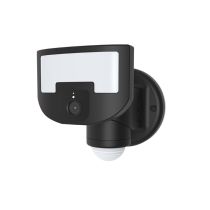Black Sentinel 24W LED Floodlight with Sensor & WIFI Camera 1080P