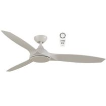 Newport 1420mm 3 ABS Blade DC Remote Control Ceiling Fan Only White Satin/White Satin - MNF143WWR