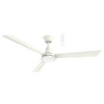 MRDC1333W Riviera DC 1320mm 3 ABS Blade WIFI & Remote Control Ceiling Fan with Variable Dim 15w CCT LED Light In White
