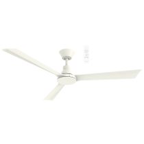 Riviera DC 1320mm 3 ABS Blade WIFI & Remote Control Ceiling Fan In White