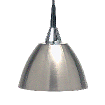 Bell Metal Shade Satin Chrome 50W MSB-SC Superlux