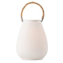 Mercator Avery Porcelain Table Lamp with Natural Rope Handle - E27 MTBL002