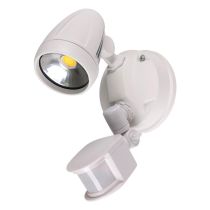 Muro 15 Watt Single Head LED Spotlight with Sensor White / Tri Colour - 25058	