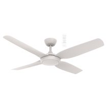 MVDC1343W, Viper DC 1320mm, 4 ABS Blades, WIFI & Remote Control Ceiling Fan with 18w CCT LED Light