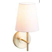 WILSHIRE WALL LIGHT BRUSHED BRASS MWL009BRS