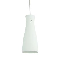 CLEO PAINTED GLASS SINGLE PENDANT WHITE OL60561WH