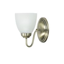 ROCHESTER WALL LIGHT ANT BRASS / FROST OL65321/1AB