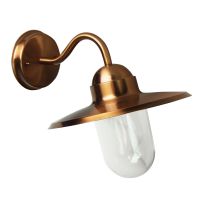 ALLEY Copper Retro Angled Outdoor Wall Light - OL7880CO