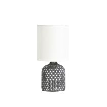 VERA COMPLETE TABLE LAMP GREY - OL90118GY