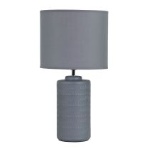 JENNY COMPLETE TABLE LAMP GREY OL90161GY