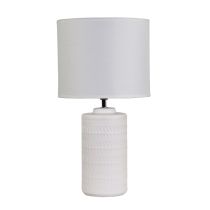 JENNY COMPLETE TABLE LAMP WHITE OL90161WH