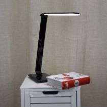 LUKE TOUCH LED Black Touch Dimming LED Lamp with USB Port - OL92631BK
