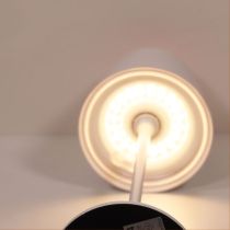 MINDY LED RECHARGABLE TABLE LAMP WHITE OL92651WH