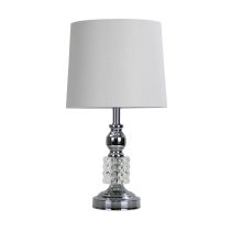 MAYA.1 Crystal and chrome complete table lamp - OL93471