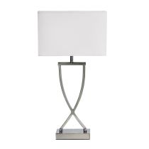 CHI TABLE LAMP CHROME COMPLETE w/SHADE - OL93801CH