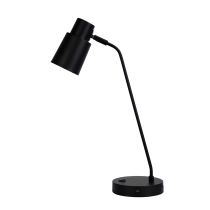 RIK DESK LAMP Black Table lamp with USB socket - OL93911BK