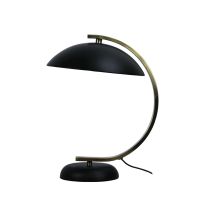 DECO TABLE LAMP BLACK & ANTIQUE BRASS - OL93941AB