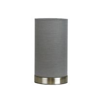 MANTEL TOUCH LAMP w/ GREY SHADE ON-OFF - OL99469GY